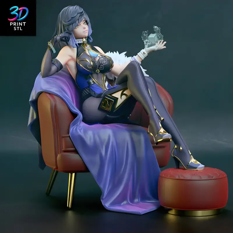 Yelan Genshin Impact | 3D Print File | STL