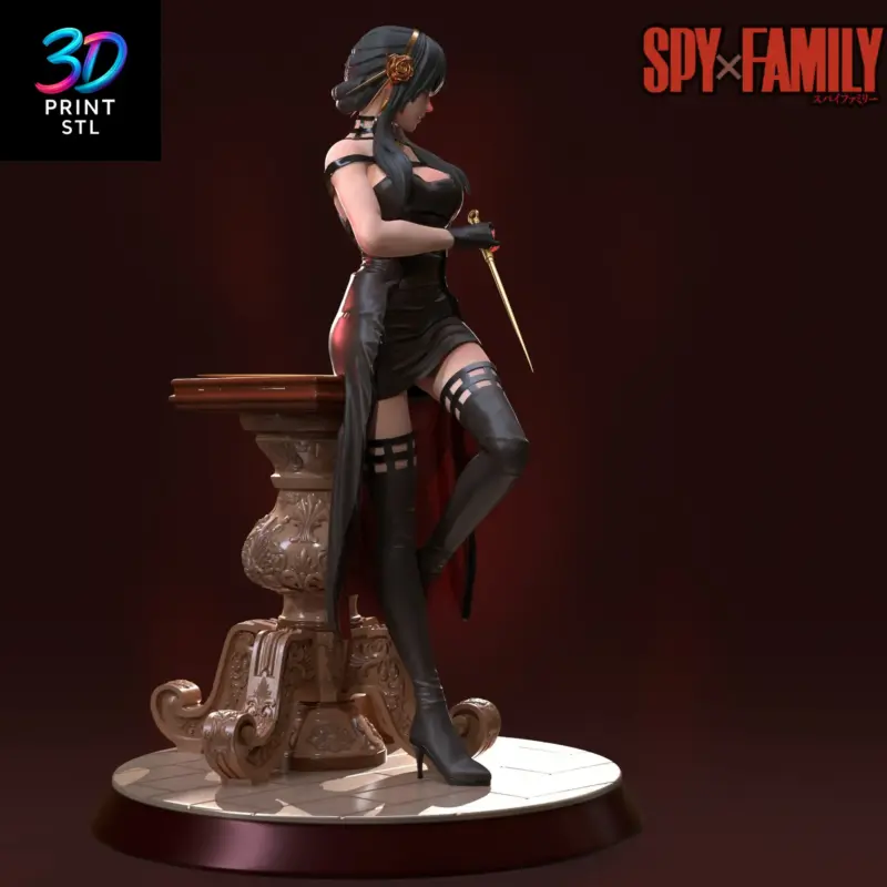 Yor Forger Spy x Family | STL File for 3D Printing - Image 2
