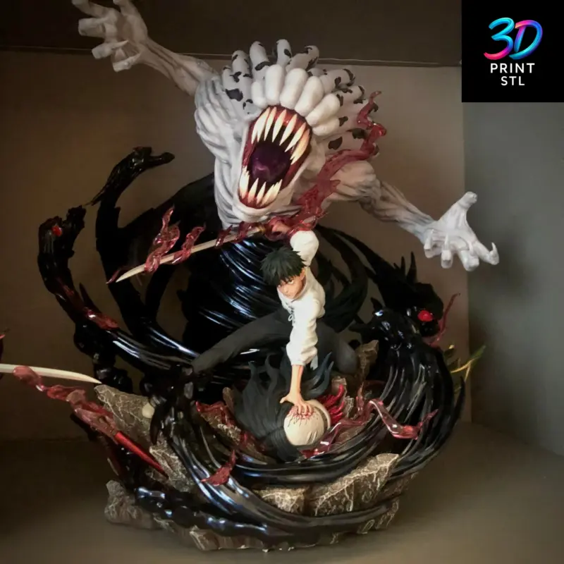 Yuta & Rika Diorama Jujutsu Kaisen 0 | 3D Print File | STL - Image 5