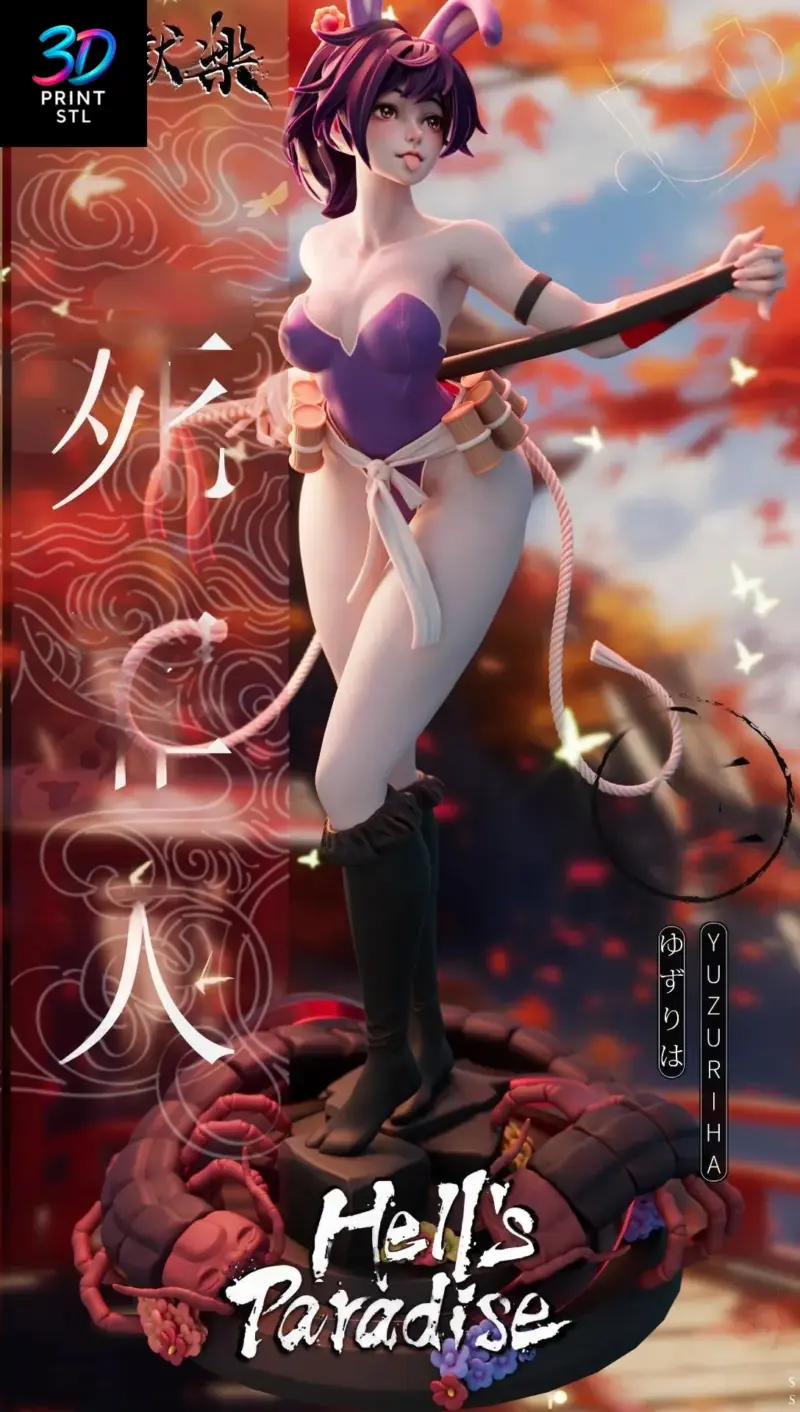 Yuzuriha Hell's Paradise | 3D Print File | STL - Image 3