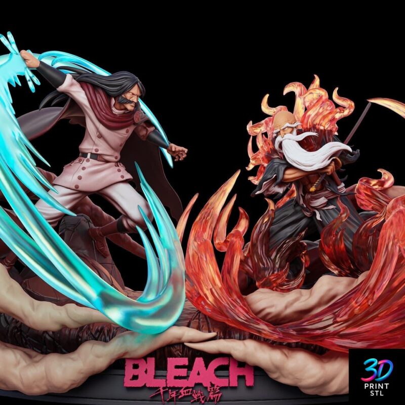 Yhwach vs Yamamoto Bleach | 3D Print Model | STL