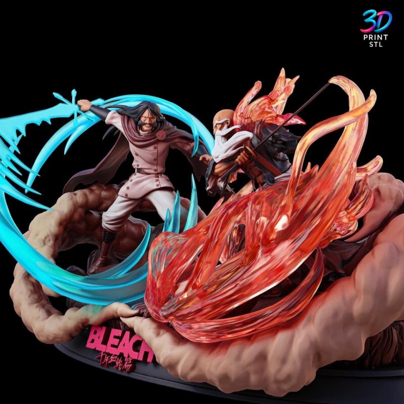 Yhwach vs Yamamoto Bleach | 3D Print Model | STL - Image 4