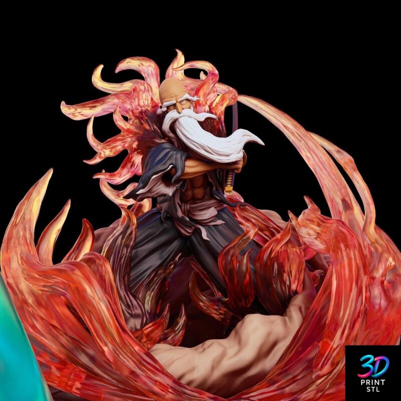Yhwach vs Yamamoto Bleach | 3D Print Model | STL - Image 6