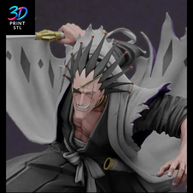 Zaraki Kenpachi Bleach | STL File for 3D Printing - Image 2