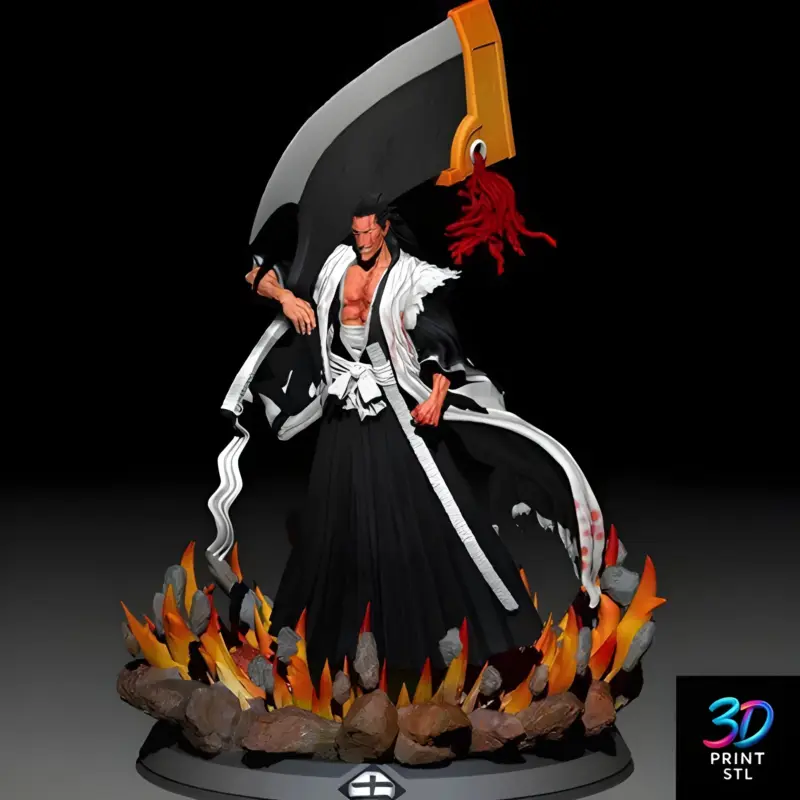 Zaraki Kenpachi | STL for 3D Printers - Image 3