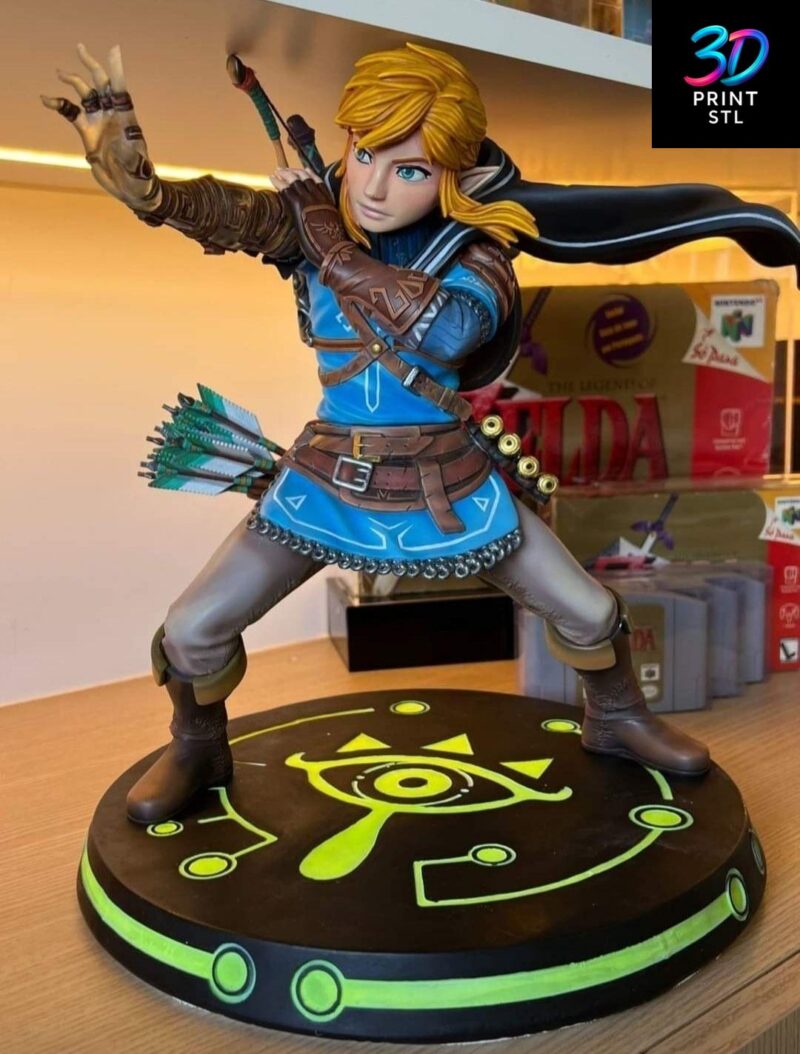 Zelda TotK Battle Pose | STL File for 3D Printers