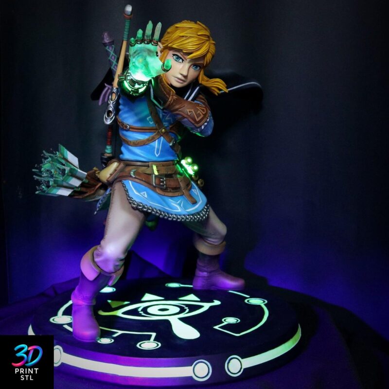 Zelda TotK Battle Pose | STL File for 3D Printers - Image 4