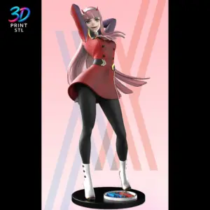 Zero Two Darling in the Franxx | 3D Print Model | STL