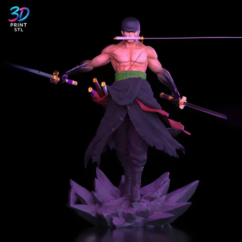 Zoro Ashura One Piece | STL for 3D Printers - Image 2