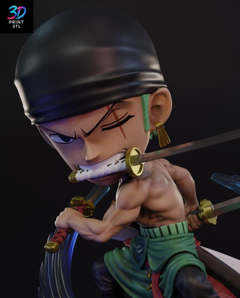 Zoro Figure One Piece | STL for 3D Printers - Image 3