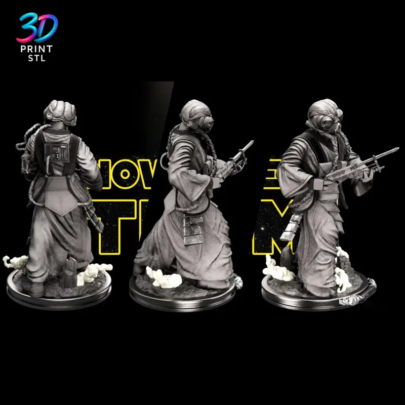 Zuckuss Star Wars | 3D Print File | STL - Image 2