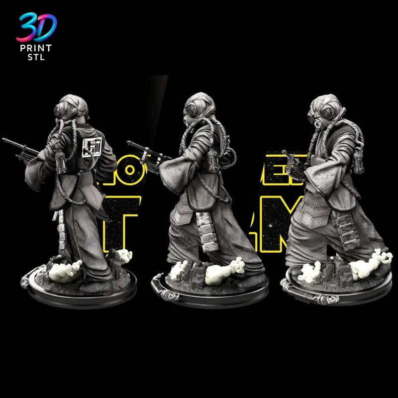 Zuckuss Star Wars | 3D Print File | STL - Image 3